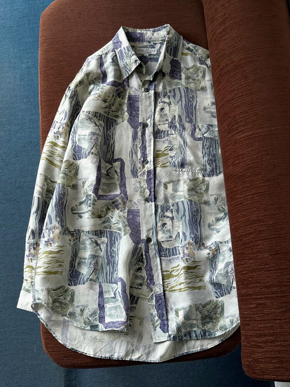 Light silk loose design shirt 상품이미지6