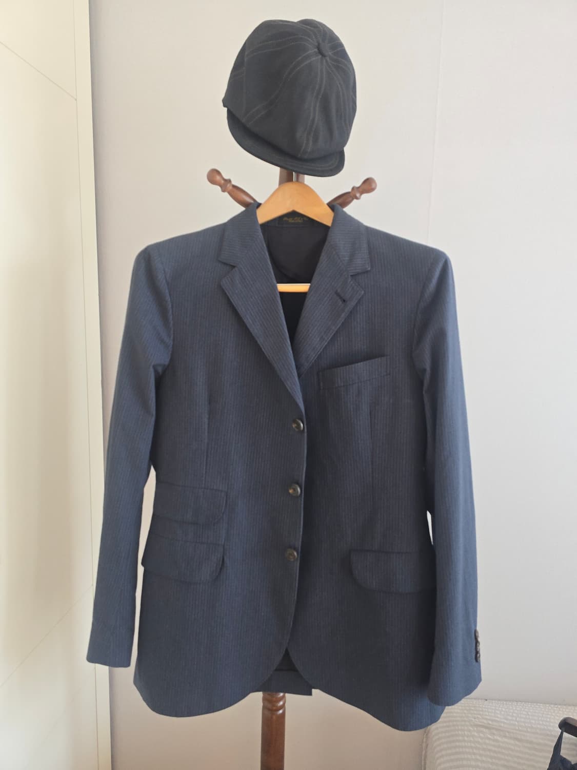 RRL 테일러링 코튼 핀스트라이프 자켓 (Made in Italy 상품이미지1