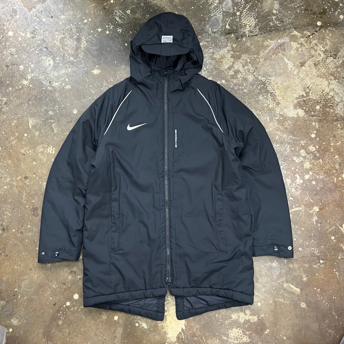 XXL) 나이키 빅스우시 로고 후드 패딩 필드자켓 점퍼 벤치파카 상품이미지1