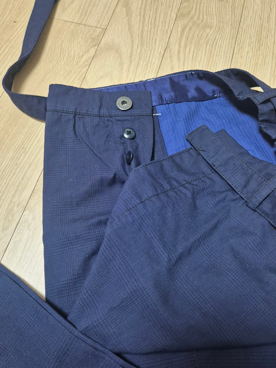 Prada 프라다 네이비 벨티드 팬츠 상품이미지2