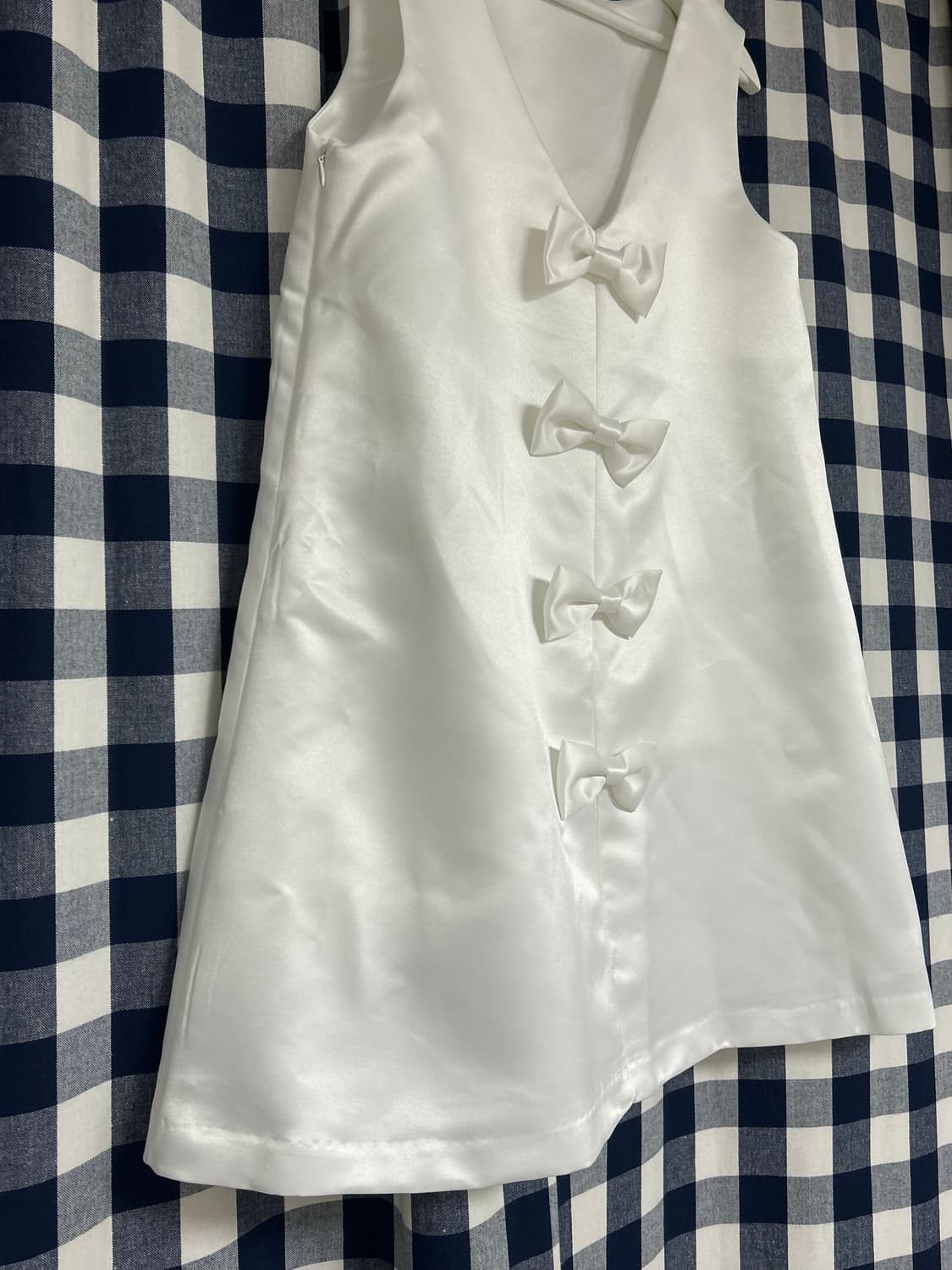 가니송 보우샤워 미니드레스 상품이미지2