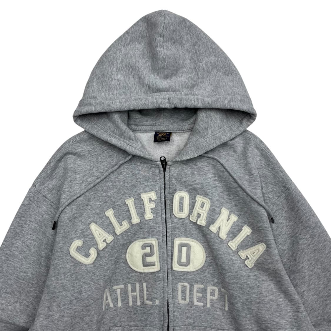 후아유 센터로고 그레이 후드집업 M 상품이미지4