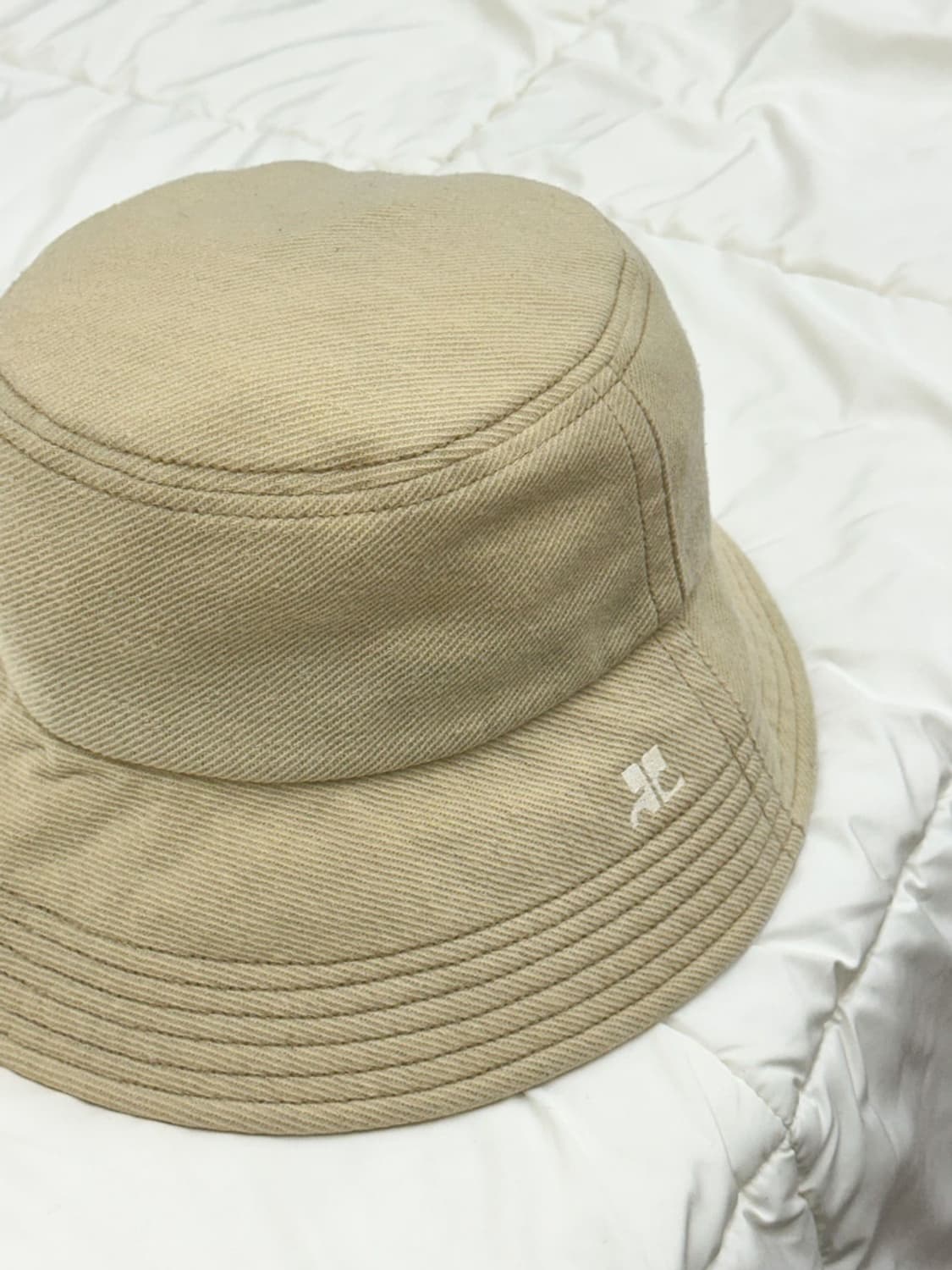 courreges / 꾸레쥬 베이지 버킷햇 상품이미지4