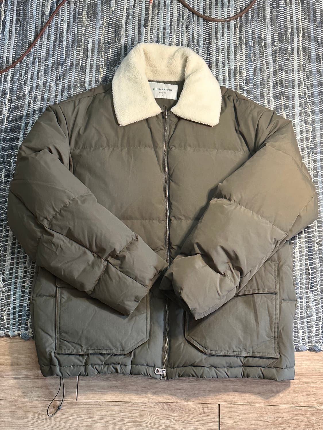 마인드브릿지 퍼 카라 패딩 상품이미지1