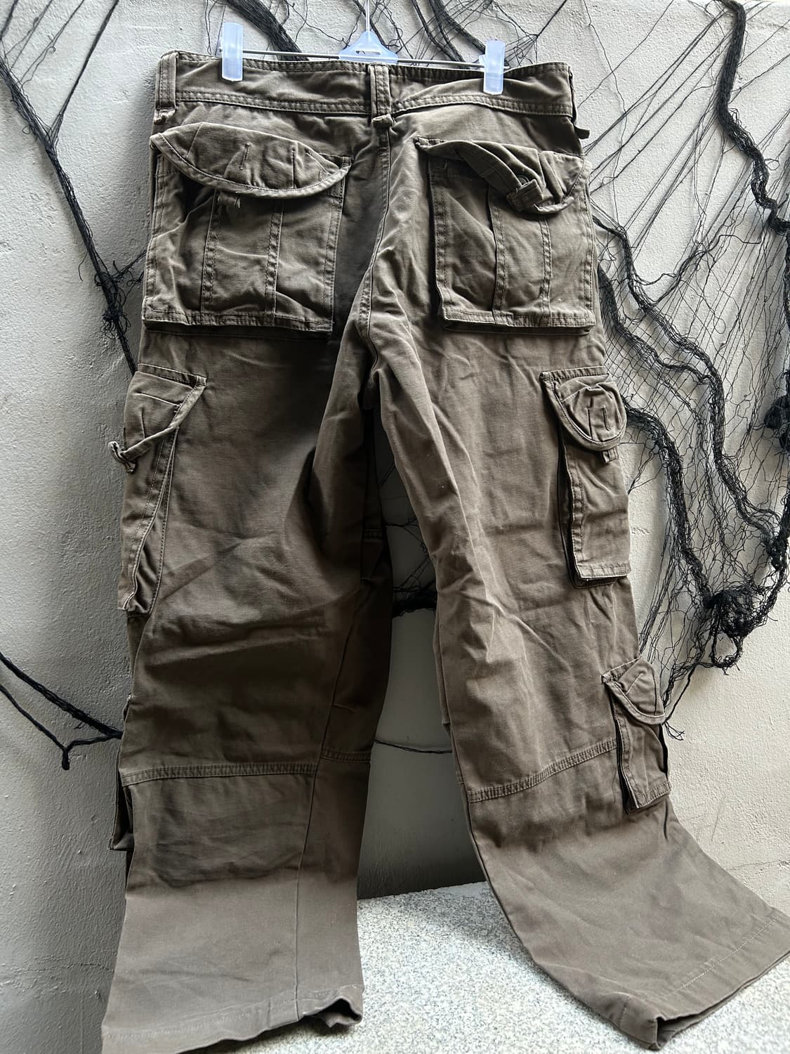 *rare* 00s Twist 기믹 3d 멀티포켓 와이드 카고팬츠 상품이미지3