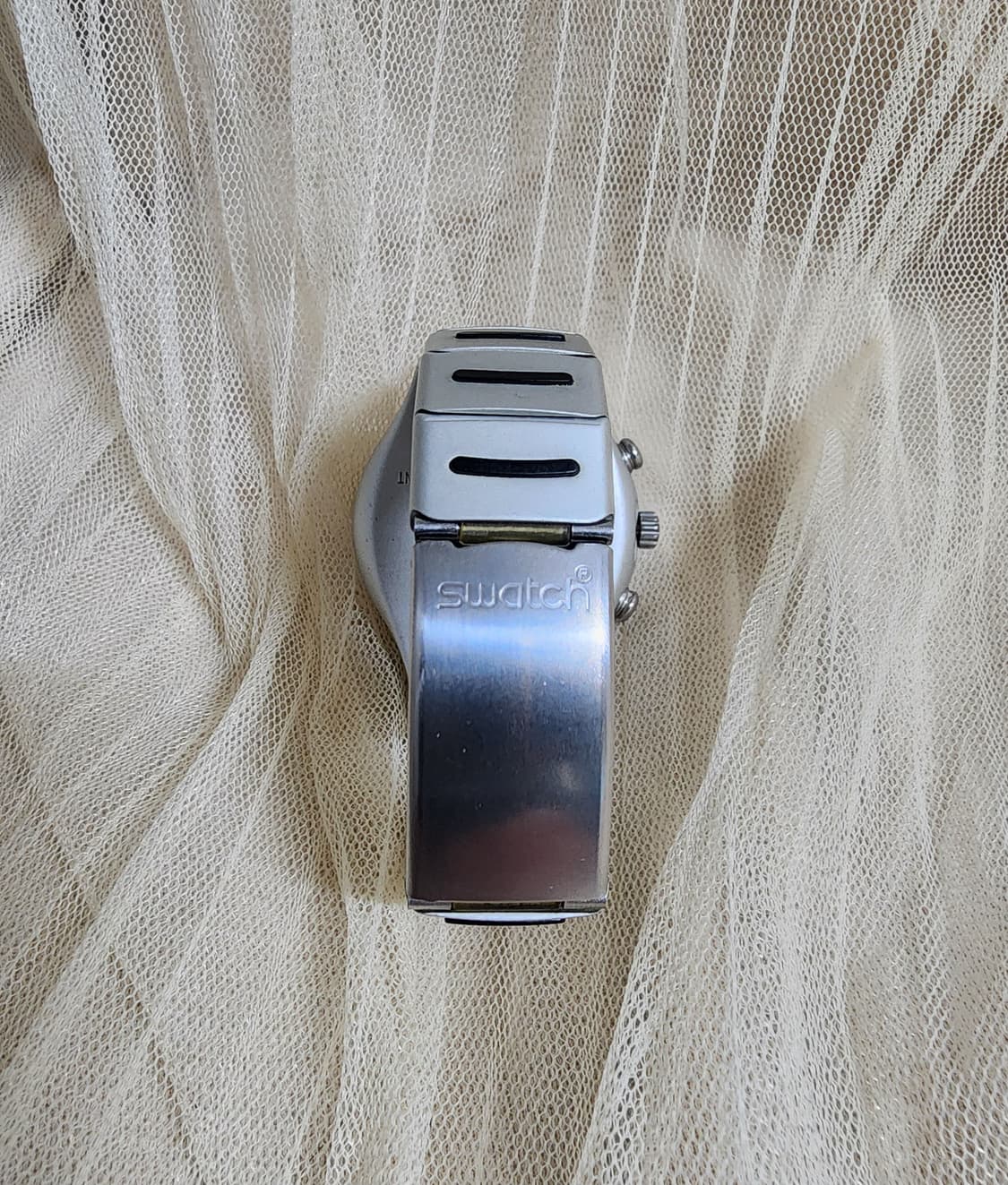 스와치 아이러니 알루미늄 크로노그래프 메탈 시계 상품이미지6