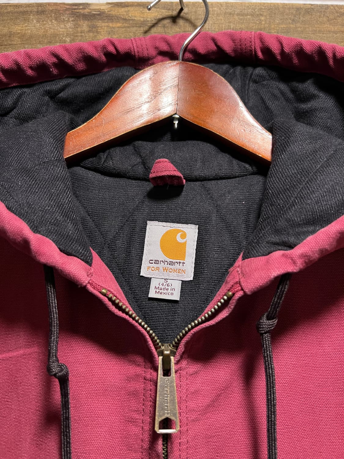 [S]칼하트 USA WJ130 브릭레드 액티브 워크자켓 상품이미지2