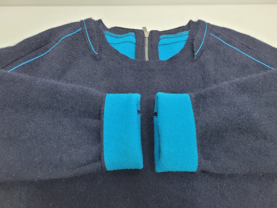 MICHAA 미샤 울 캐시미어 오버핏 원피스 / 여 85-160 네이비
 상품이미지3