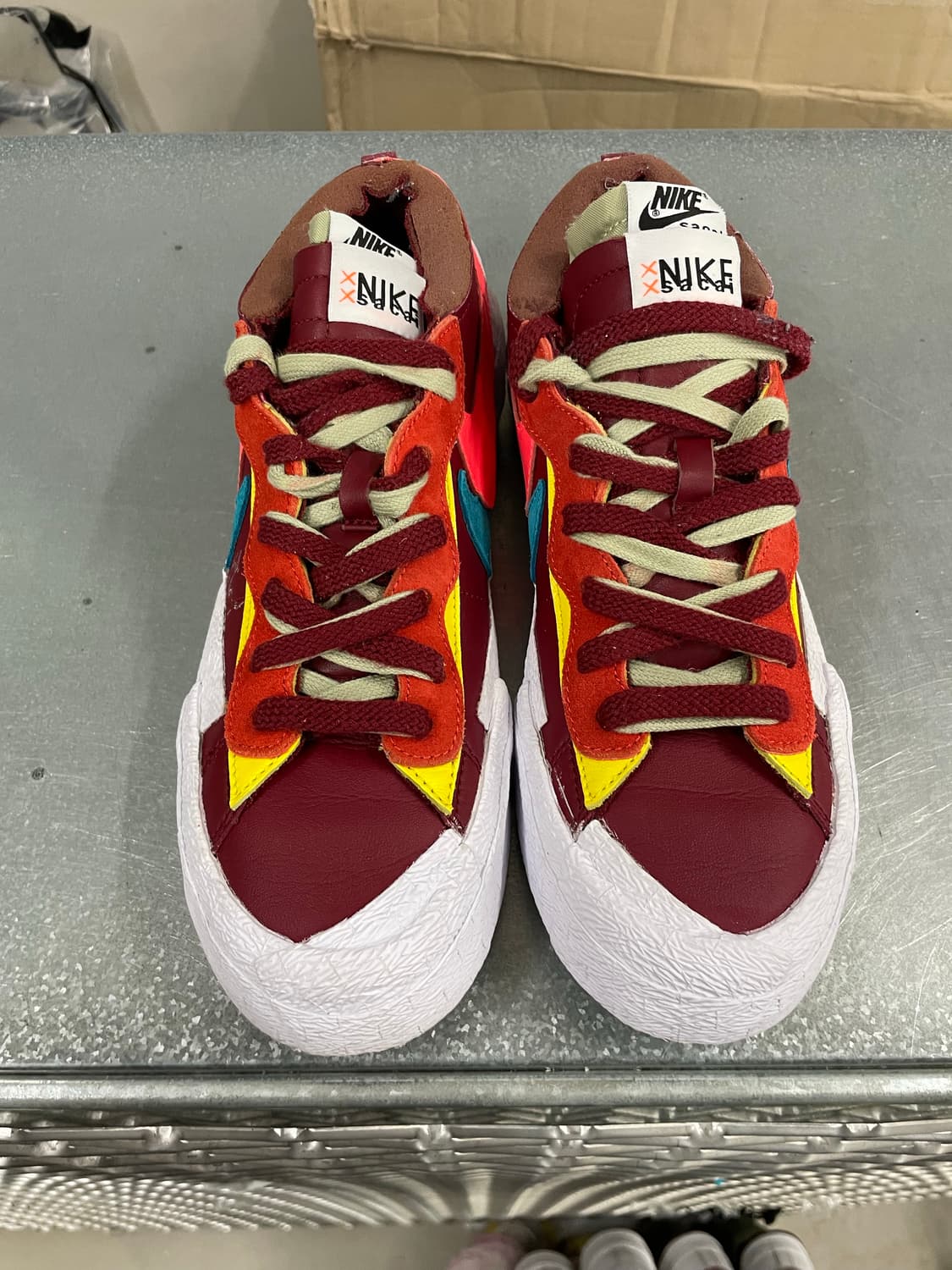 나이키 X 사카이 X 카우스 로우 팀 레드 255 상품이미지5