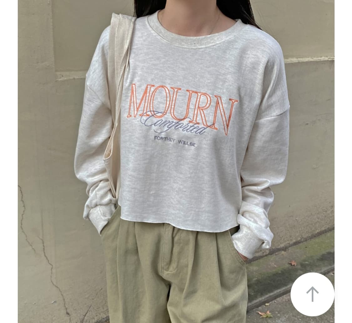 세미크롭 오버핏 맨투맨 Free  상품이미지8