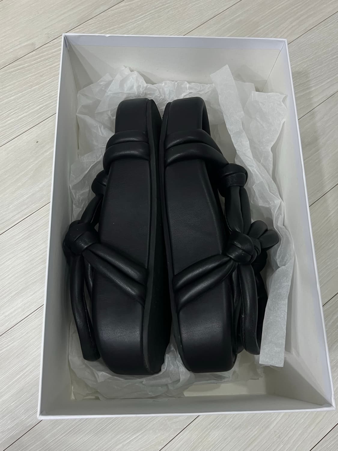 mm6 샌들 블랙 37 상품이미지2