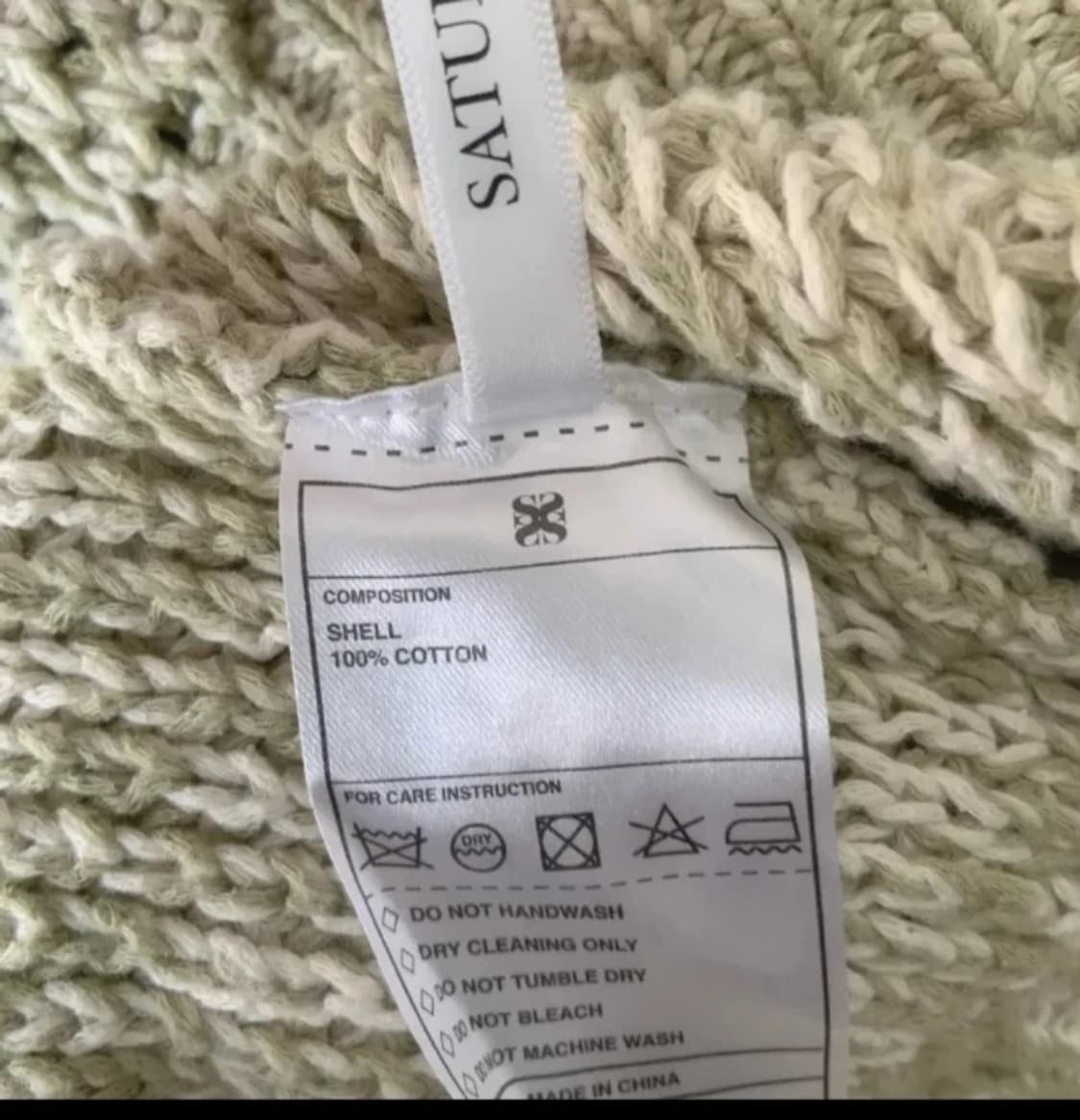 남녀공용 SATUR 니트 베스트 free 상품이미지6