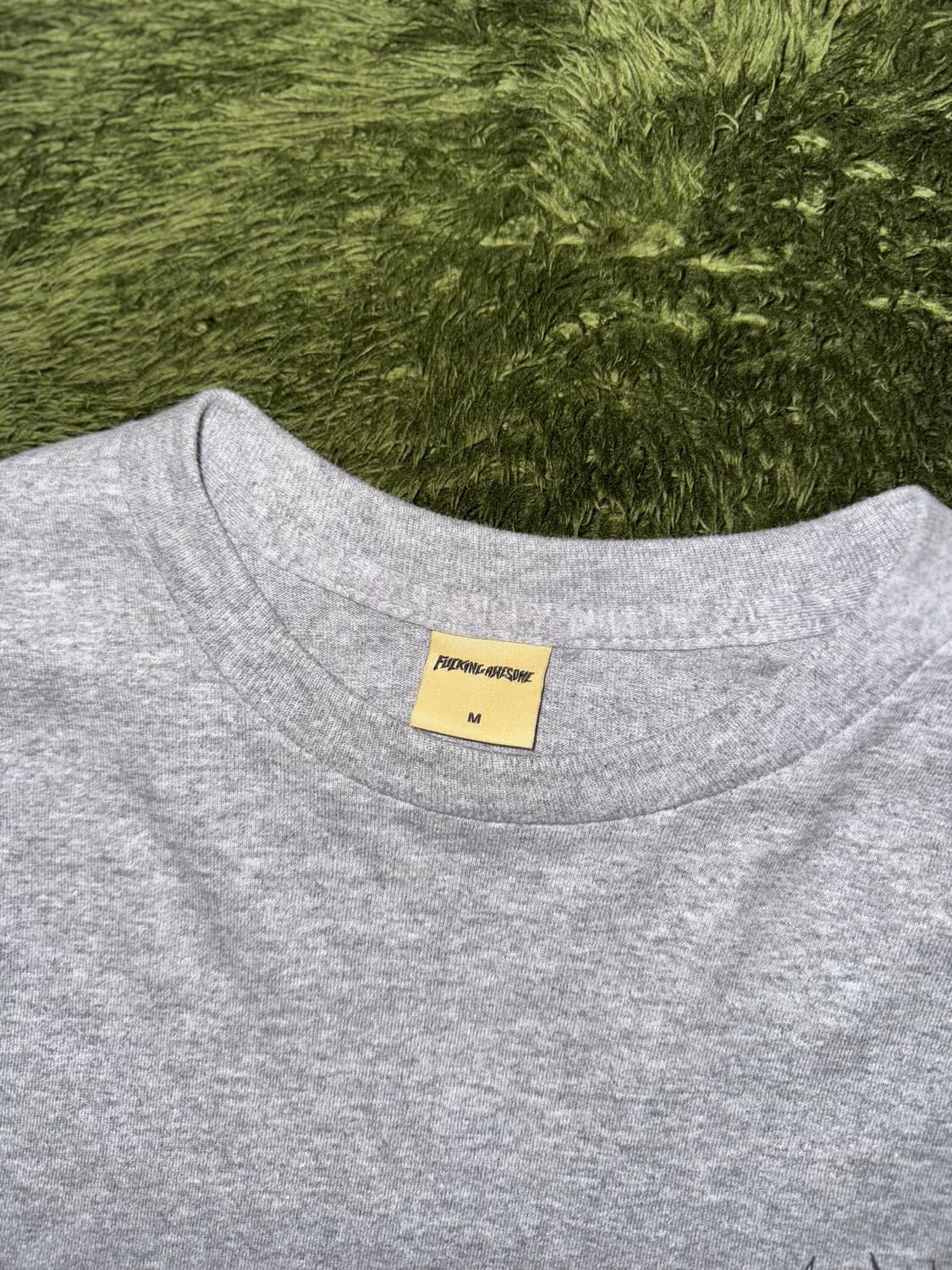 [M] 퍼킹어썸 DRUNK SAD 튜블러 롱슬리브 그레이 상품이미지3