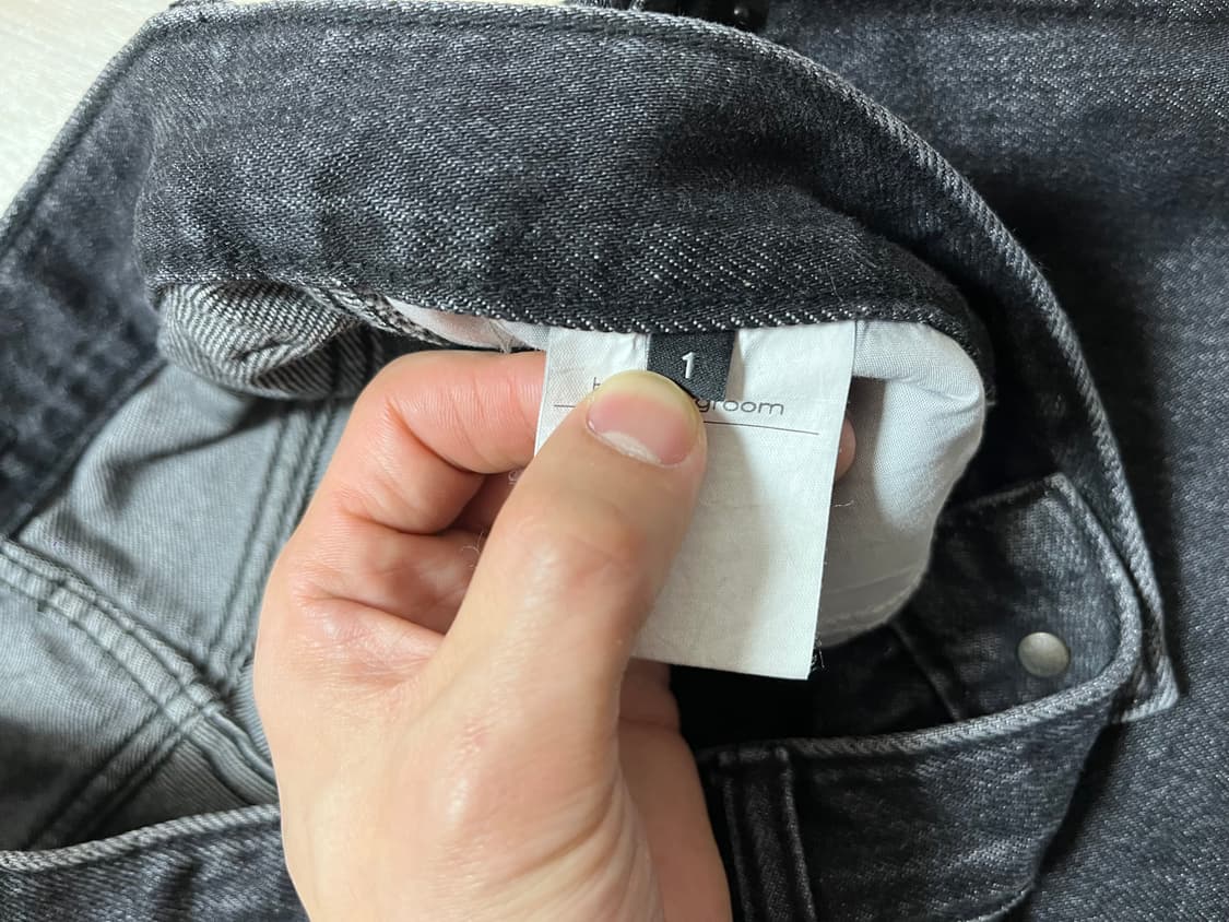 [헤칭룸] Curve Jeans (블랙워싱) _1사이즈 상품이미지5