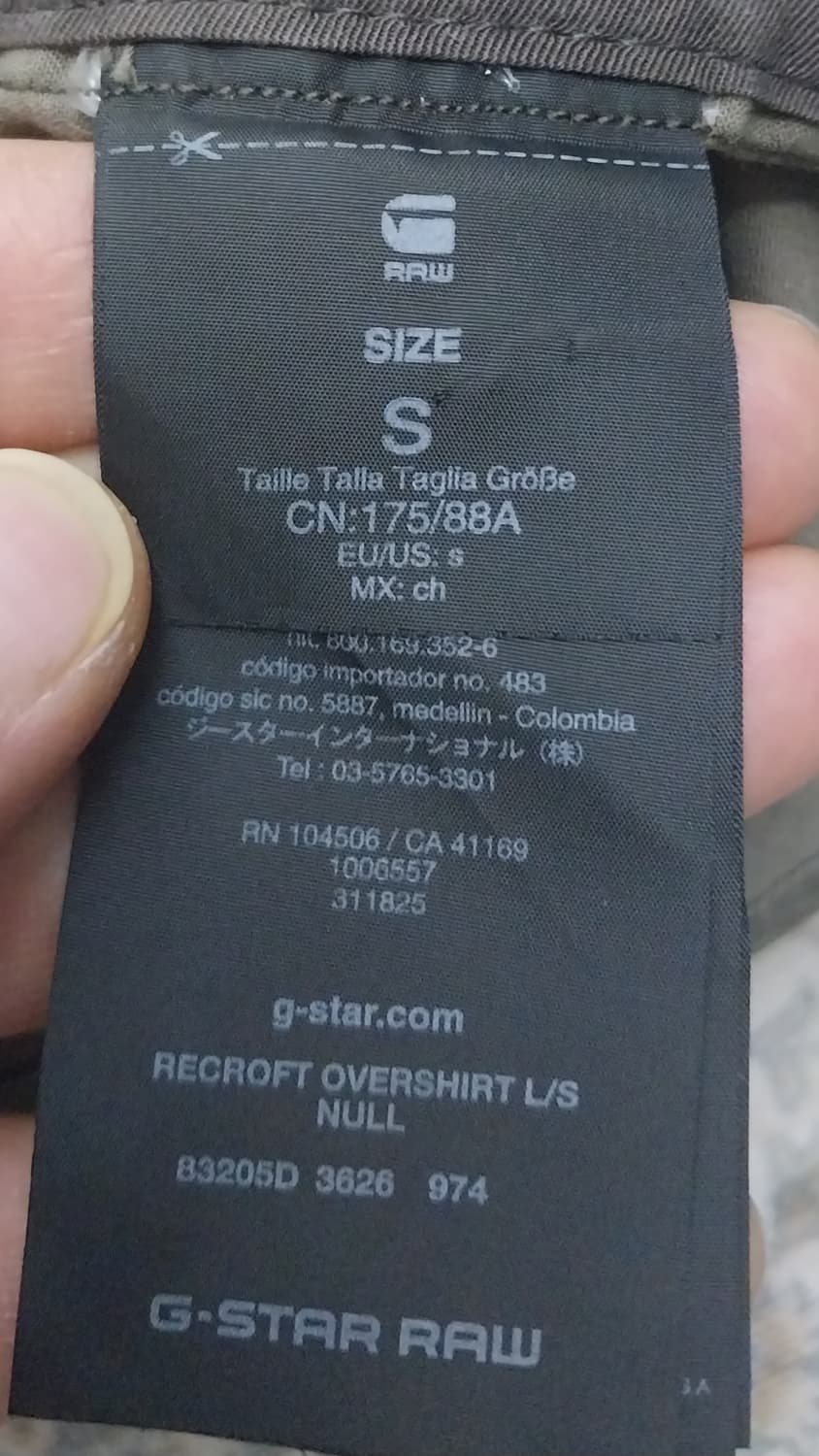 G-STAR RAW Recroft 오버셔츠 자켓 S 상품이미지5