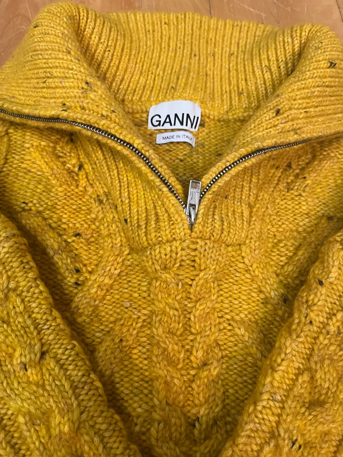 GANNI 가니 케이블 니트 스웨터 S 상품이미지4