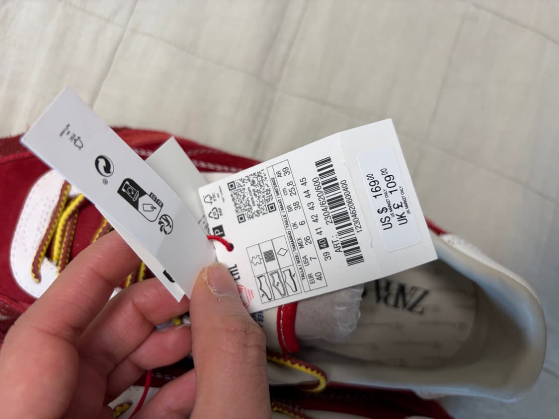 자라 챔피온 스니커즈 새상품 40사이즈 상품이미지3