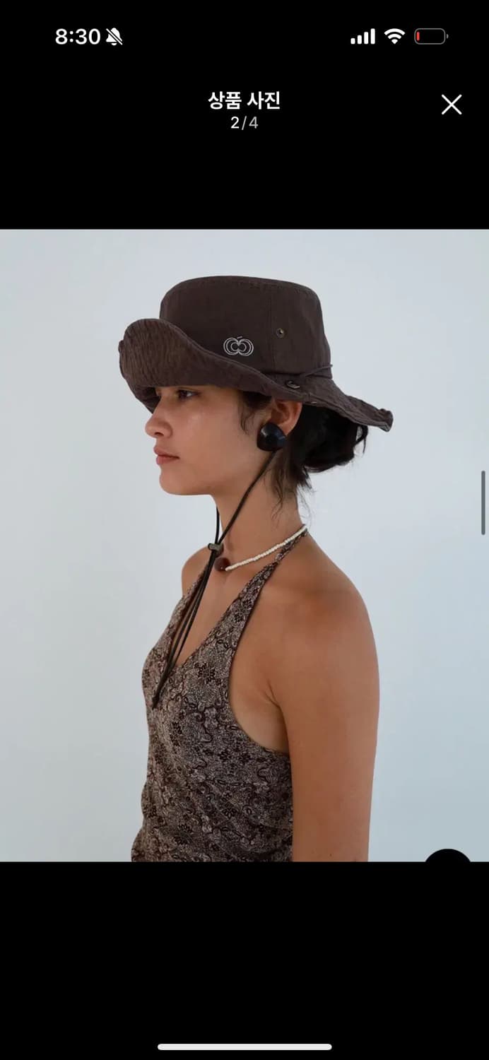 콜로신스 몬테 버킷햇 monte bucket hat brown 상품이미지2