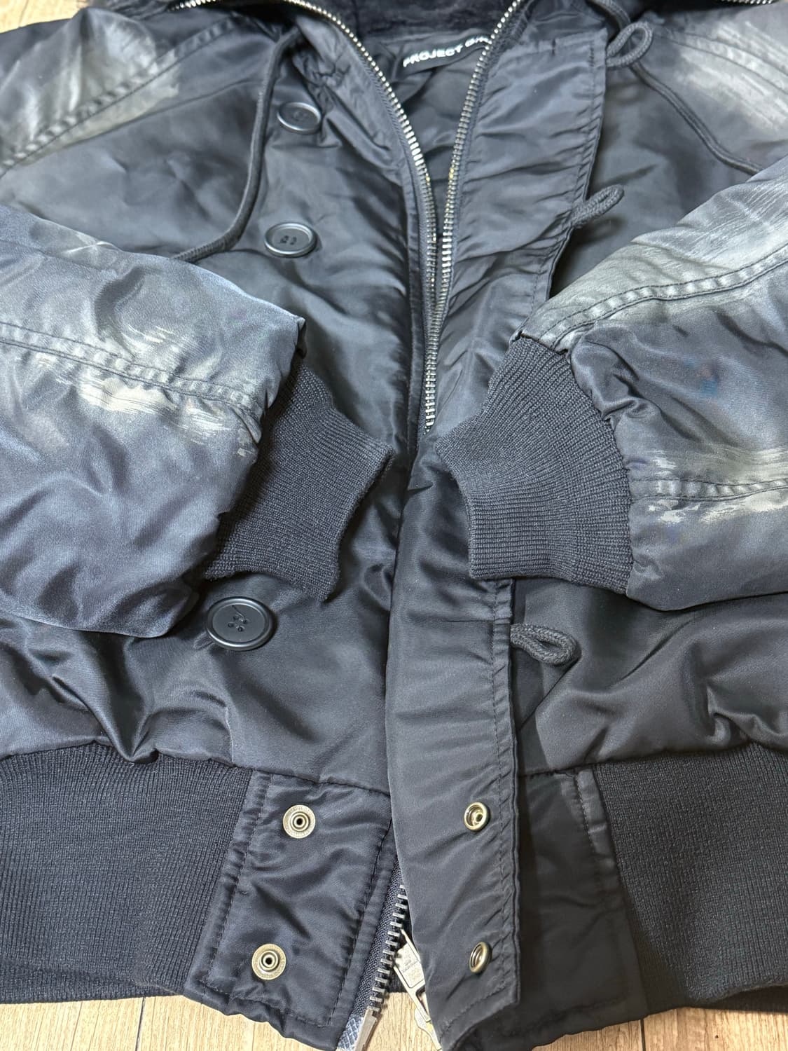 프로젝트 gr 빈티지 봄버 자켓 상품이미지8