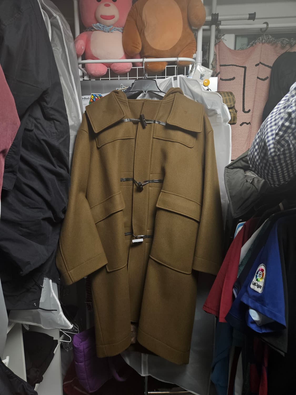 (50)노이어 더플 코트 떡볶이코트 팝니다. 상태좋음. 상품이미지6