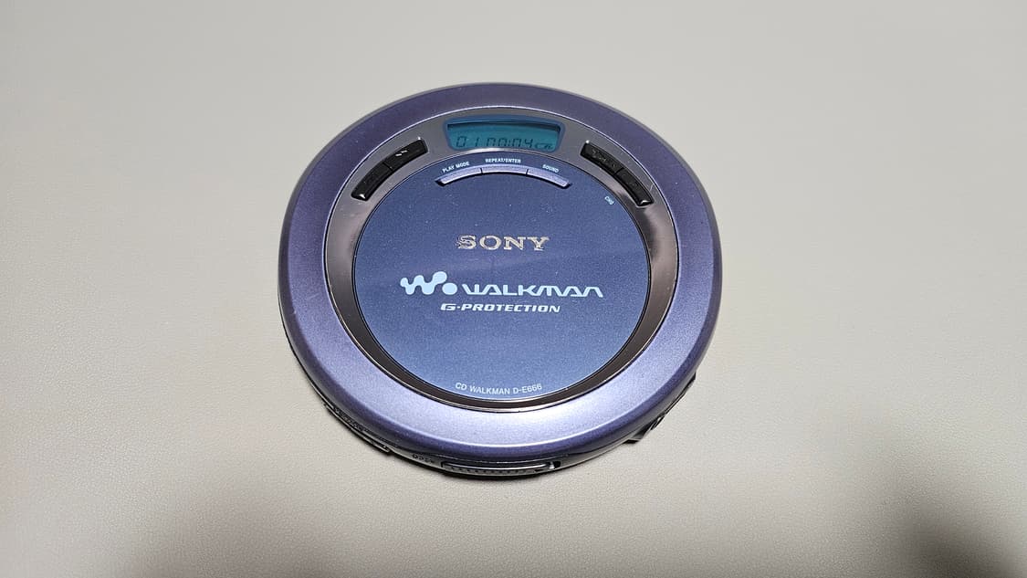 소니 CDP 워크맨 D-E666 ( SONY CD WALKMAN 시디피 상품이미지1