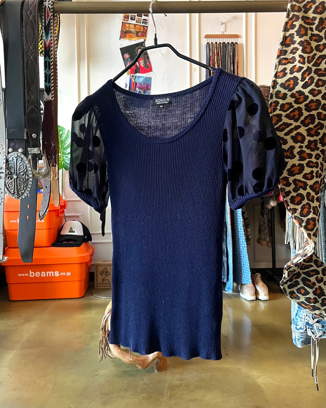 SONIA RYKIEL Puff Sleeve 1/2 Golgi Top 상품이미지2