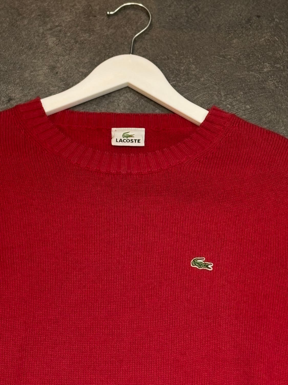 라코스테 니트 레드 3사이즈 상품이미지4