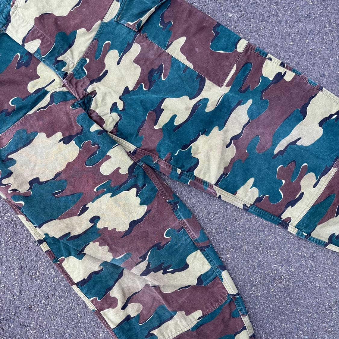 빈티지 벨기에군 지그카모 트리우저 상품이미지8