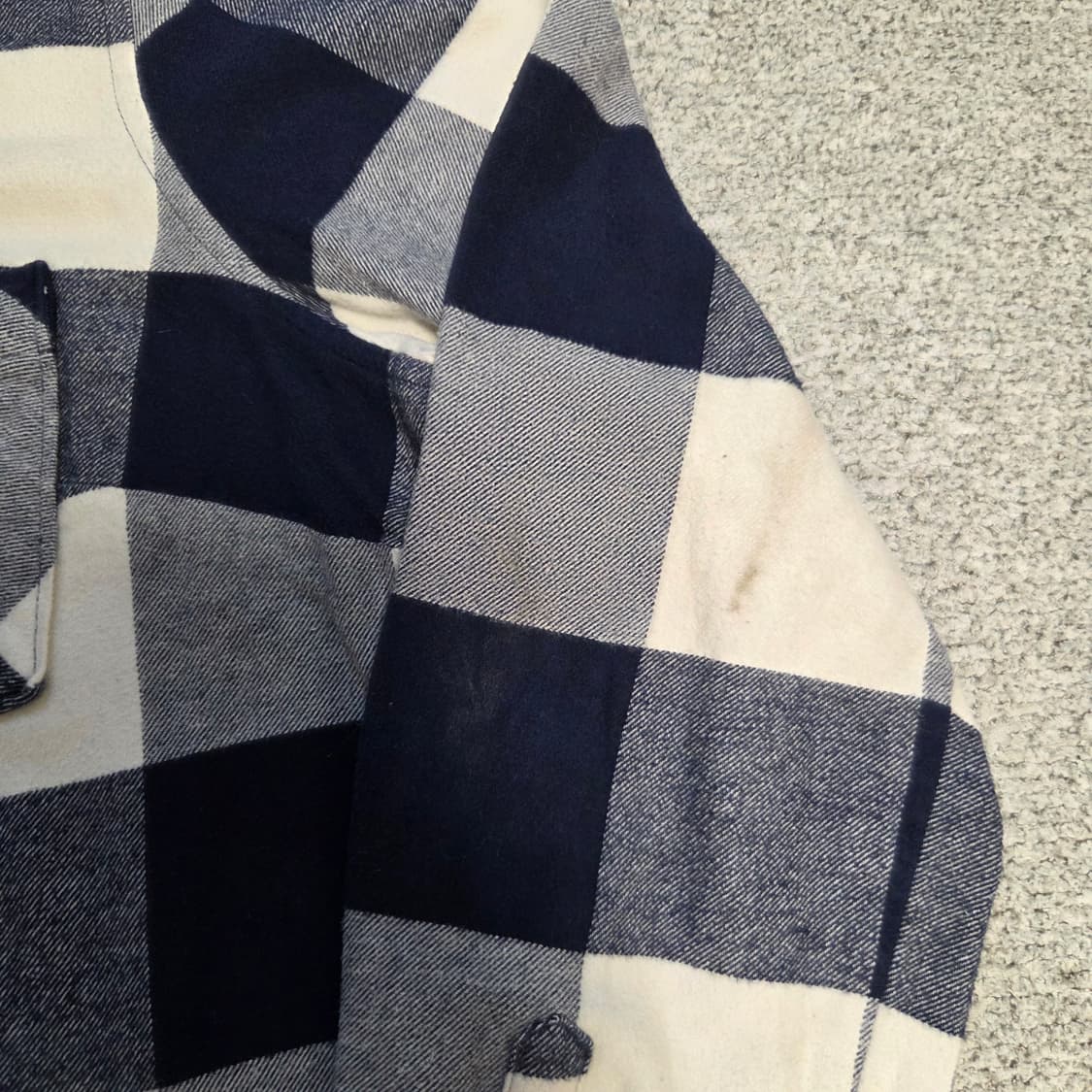 Natural 플란넬 체크셔츠 L(100) 상품이미지4