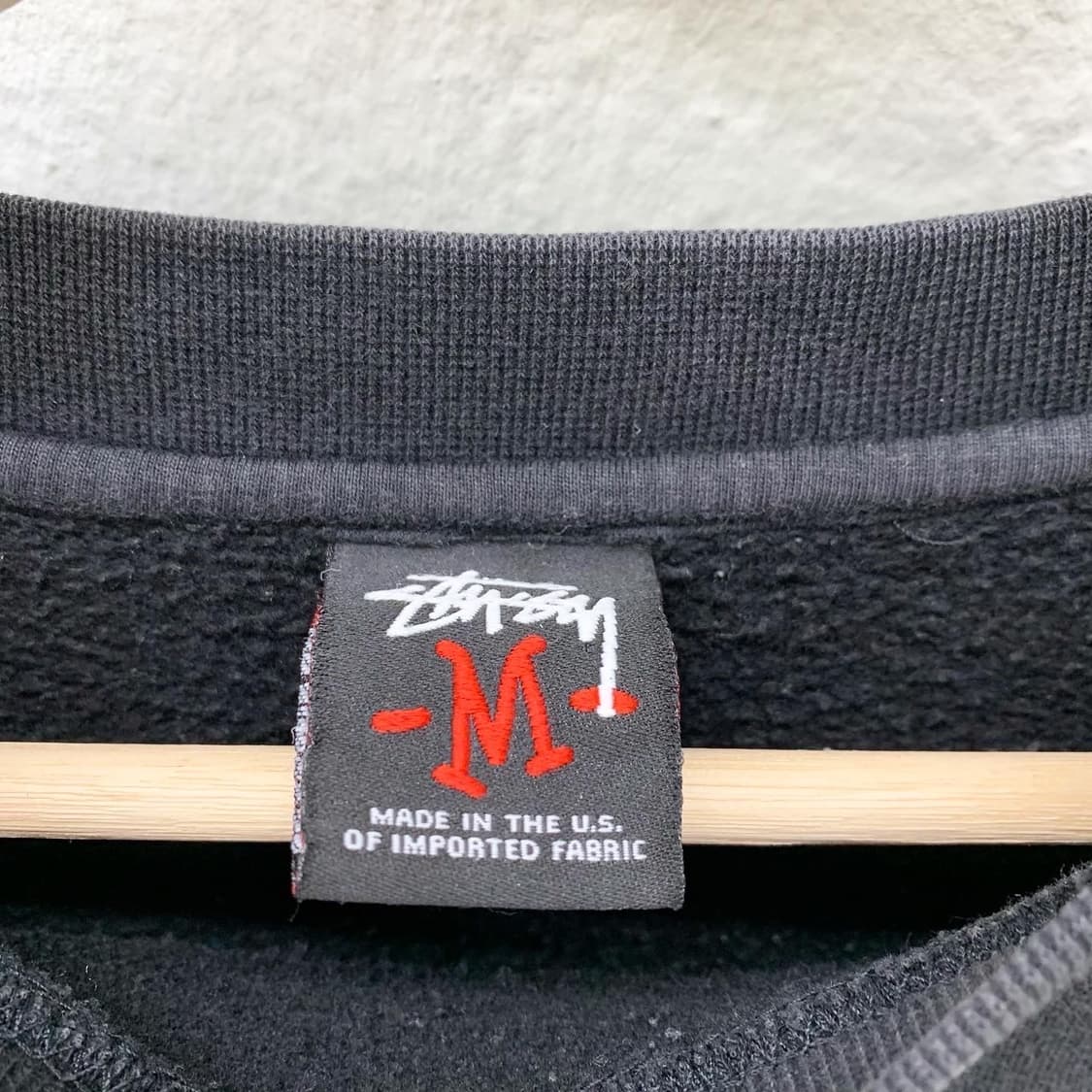  스투시 빅로고 안감 기모 맨투맨 상품이미지4