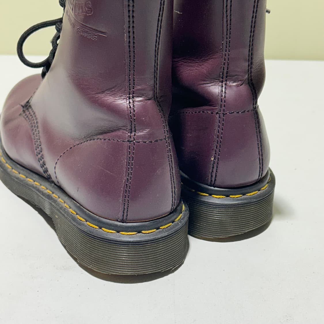 [Dr.Martens] 닥터마틴 버건디 8홀 레더 부츠 상품이미지3
