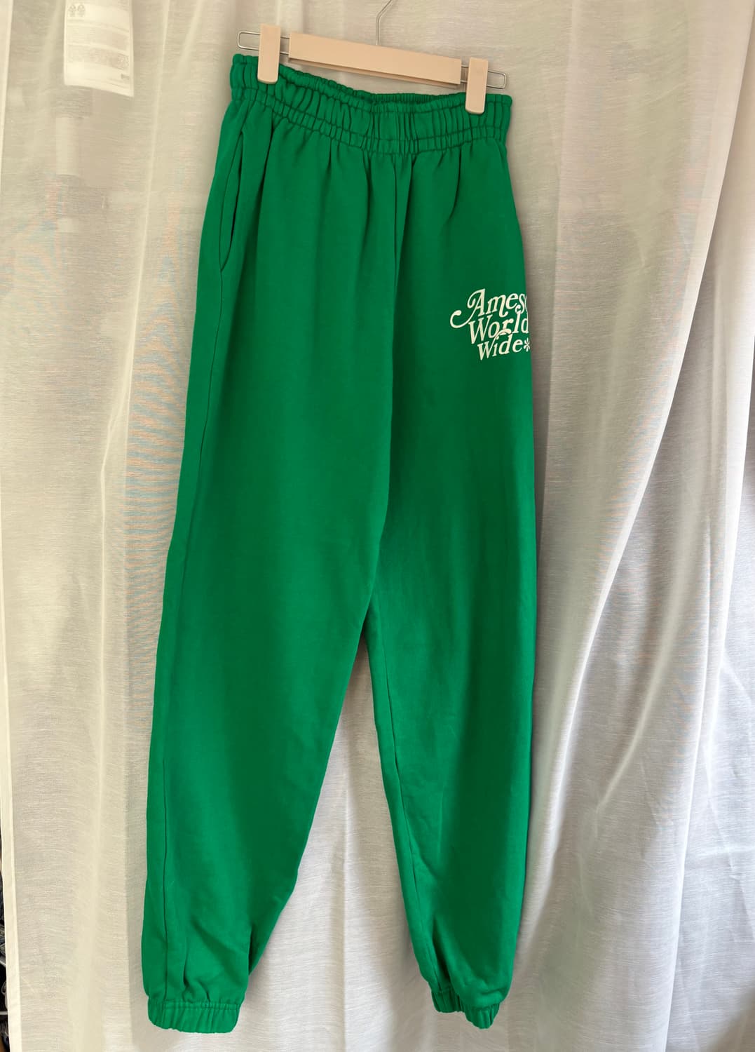 아메스 SIGNATURE LOGO SWEATPANTS GREEN 상품이미지1