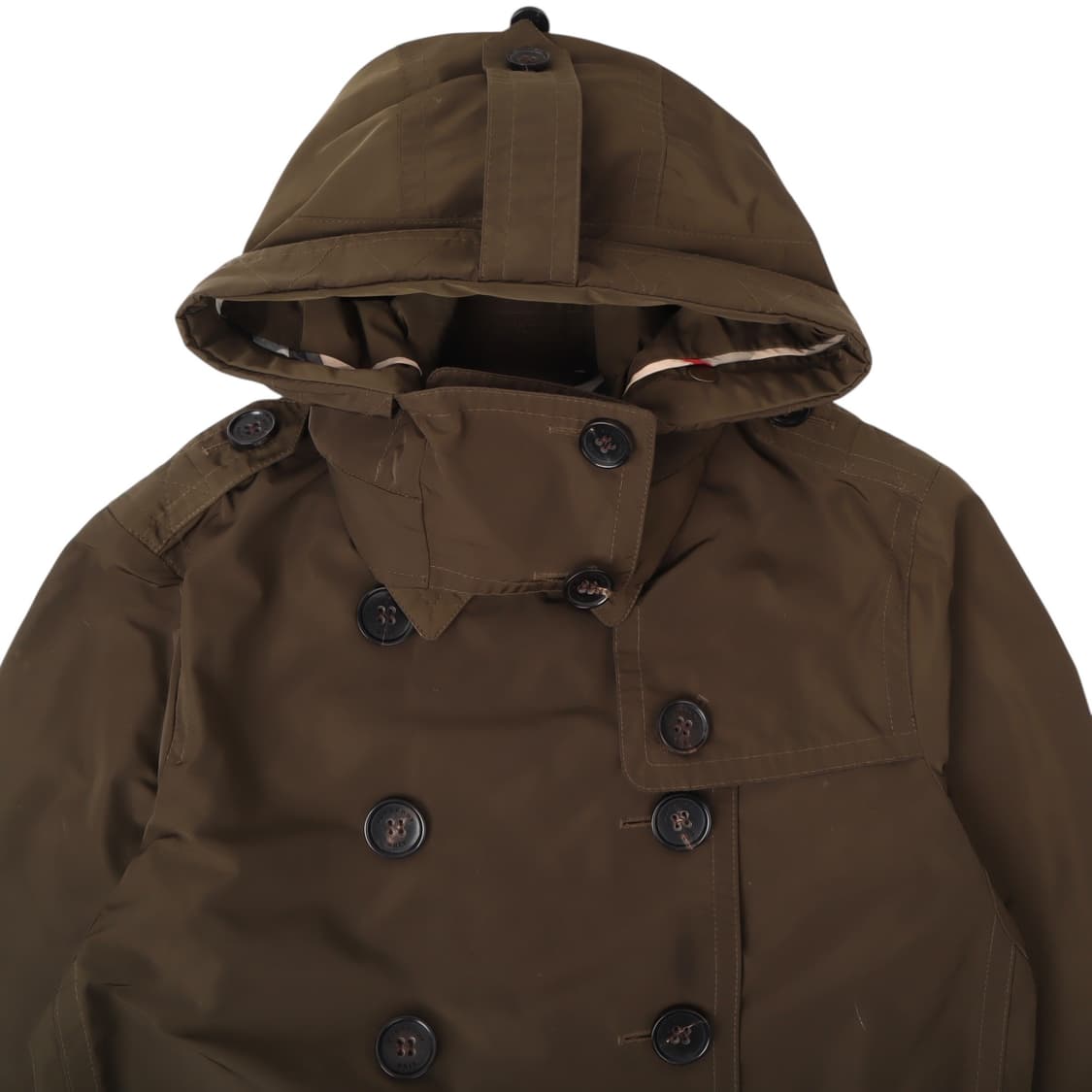 버버리 발모랄 카키 더블 트렌치코트 상품이미지2