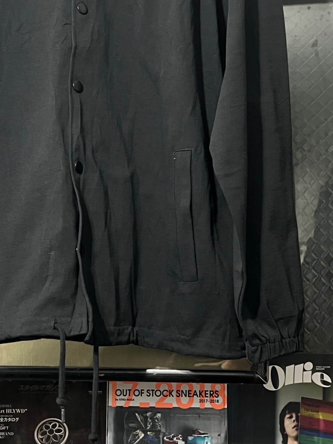 빈티지 패브릭 블랙 코치 자켓 상품이미지4