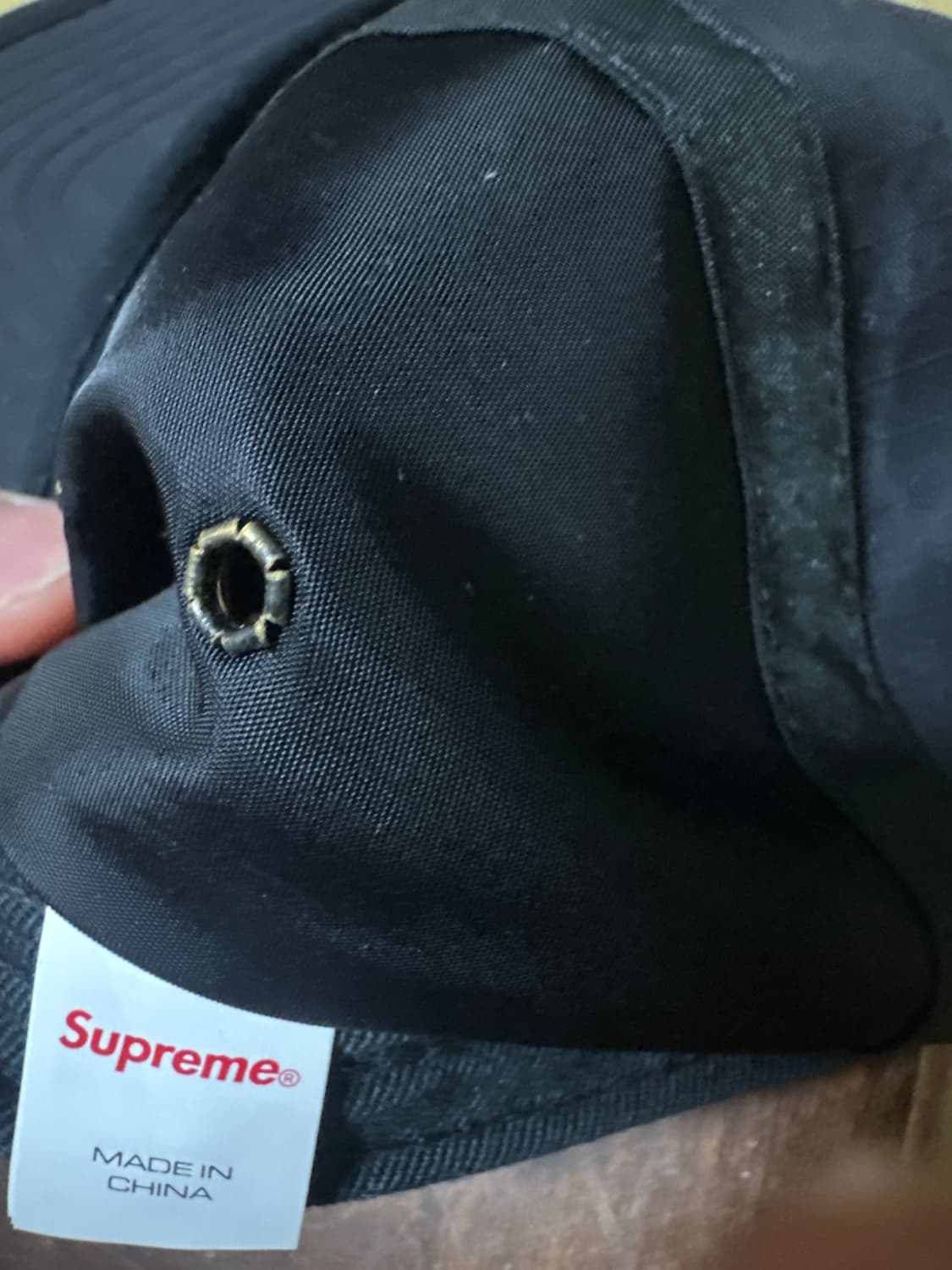 Supreme 박스로고 캠프캡 BLK 상품이미지3