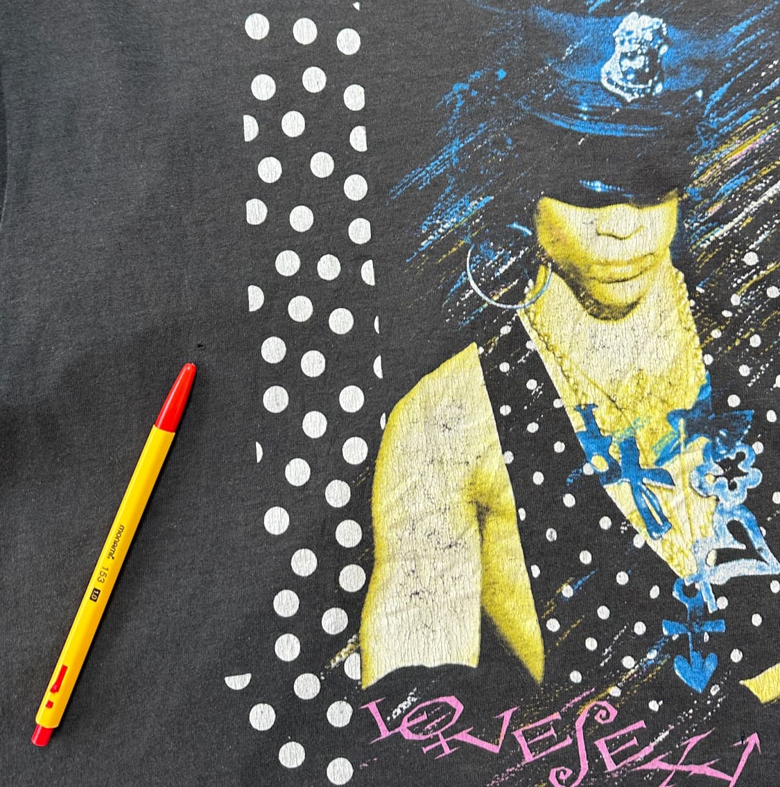 80s USA 프린스 Lovesexy 빈티지 싱글스티치 티셔츠 XL 상품이미지6