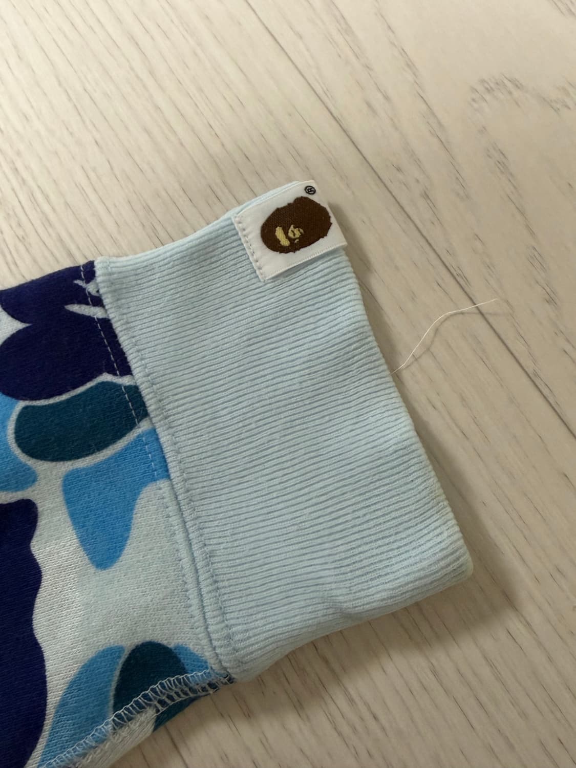 베이프 ABC 크리스탈 청계 크롭 집업 s사이즈 상품이미지4