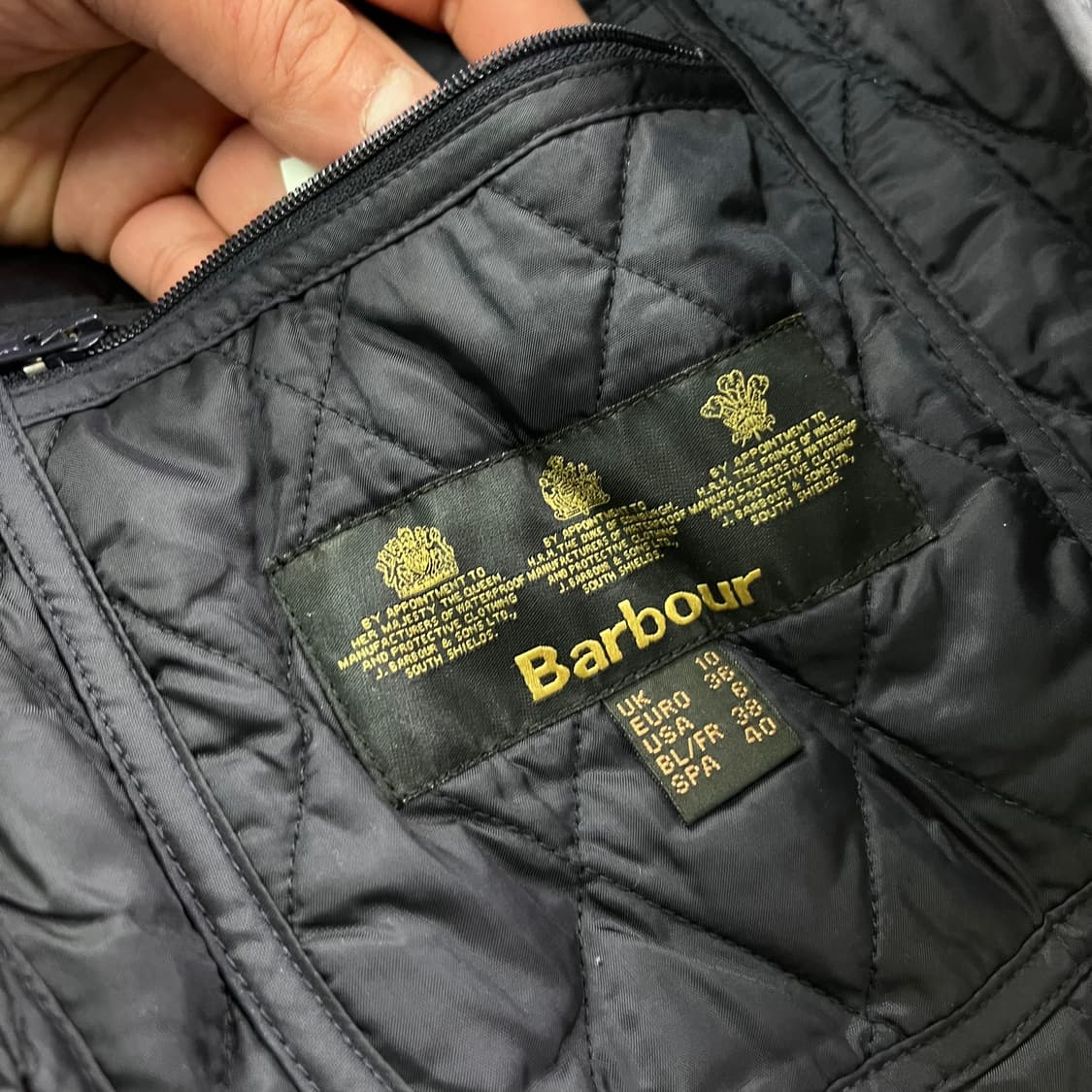 W 95 바버 인터네셔널 퀄팅 자켓 상품이미지4