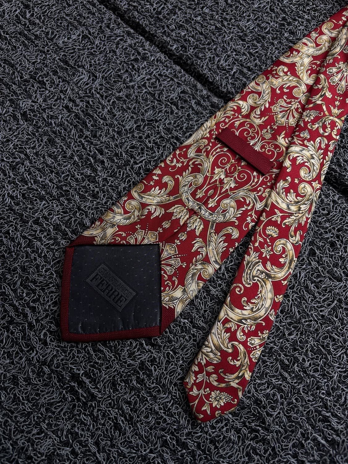 오리엔탈 빈티지 패턴 실크 넥타이 1965 상품이미지4