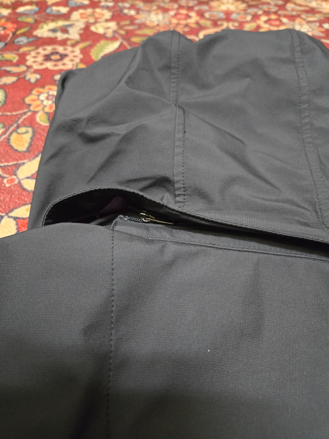 [Montbell] 몽벨 여성용 후드 바람막이 (M,차콜&퍼플) 상품이미지5