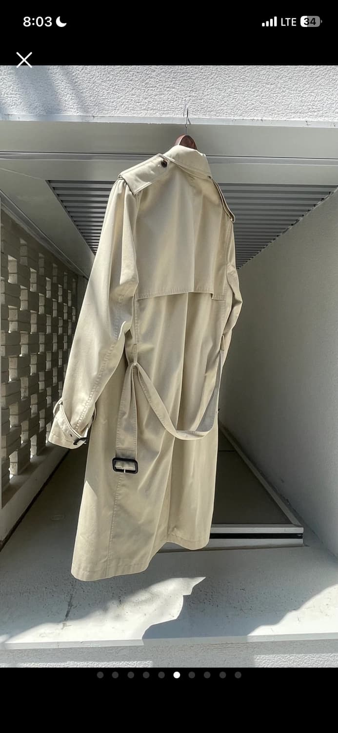생로랑 파리(Saint Laurent Paris) 베이지 트렌치코트 상품이미지6
