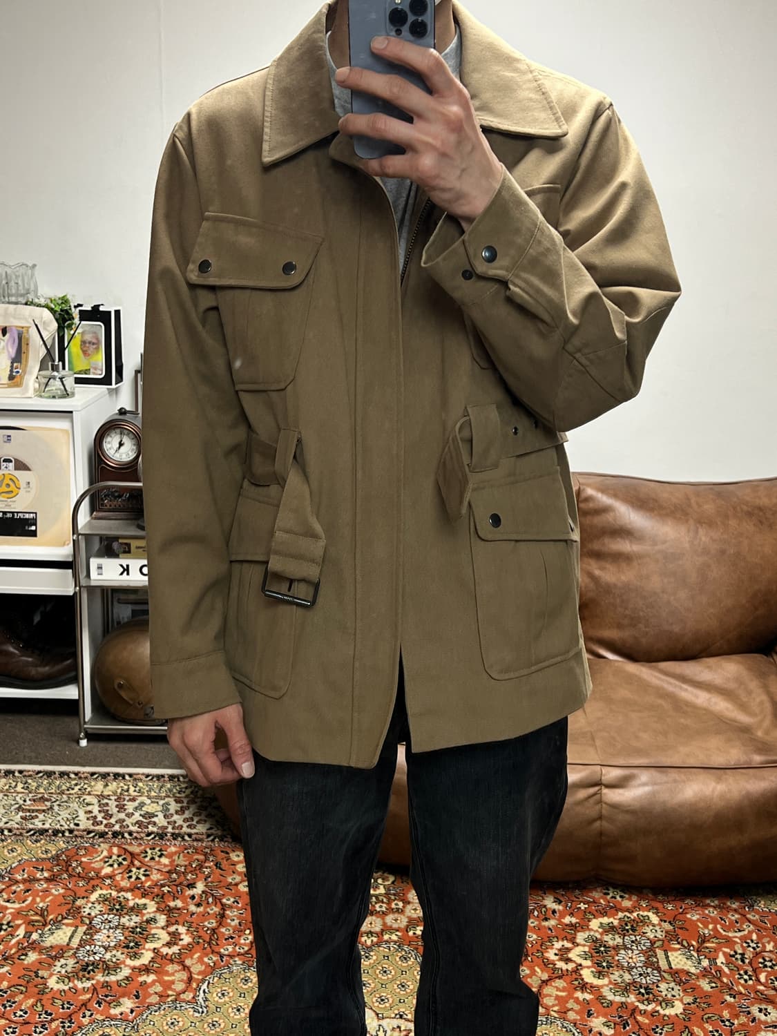 [XL] LOHNT 론트 사파리 자켓 베이지 상품이미지2