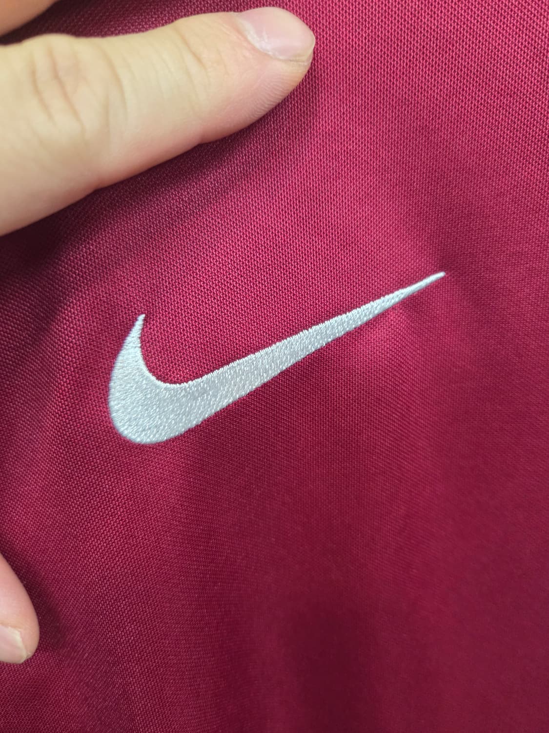 나이키 드라이핏 파크 기능성 져지반팔 M 버건디 상품이미지6