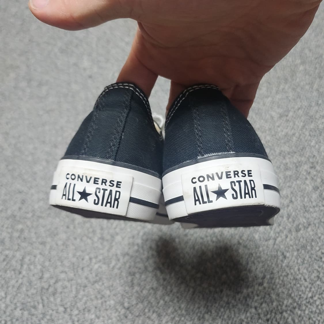 [265] 컨버스 캔버스화 로우 거의 새신발 상품이미지4