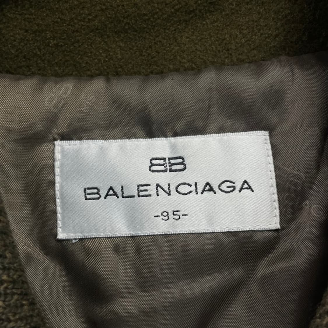 100 발렌시아가 패턴 모직 자켓  상품이미지3