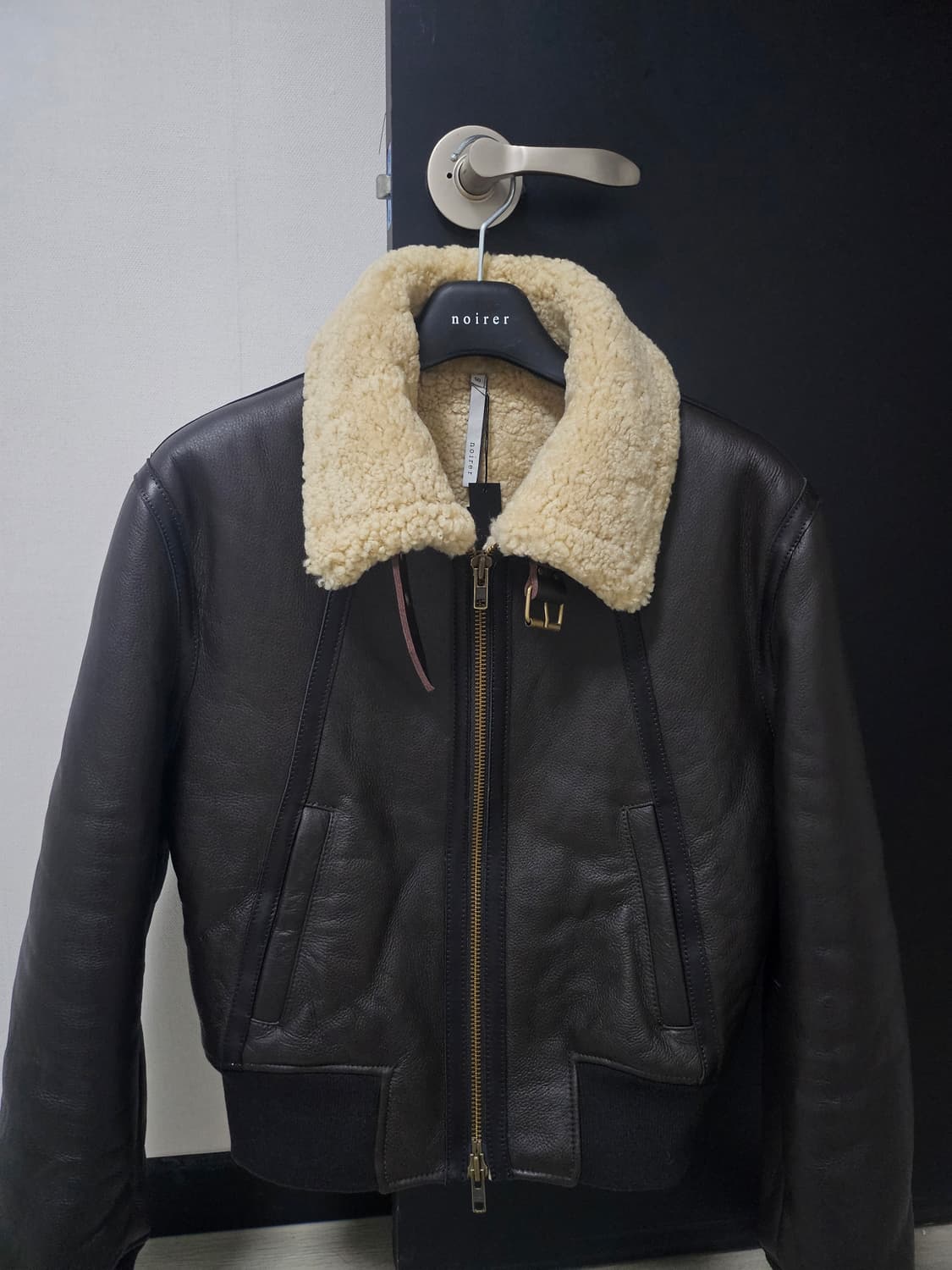 노이어 깡 무스탕 50사이즈 상품이미지1