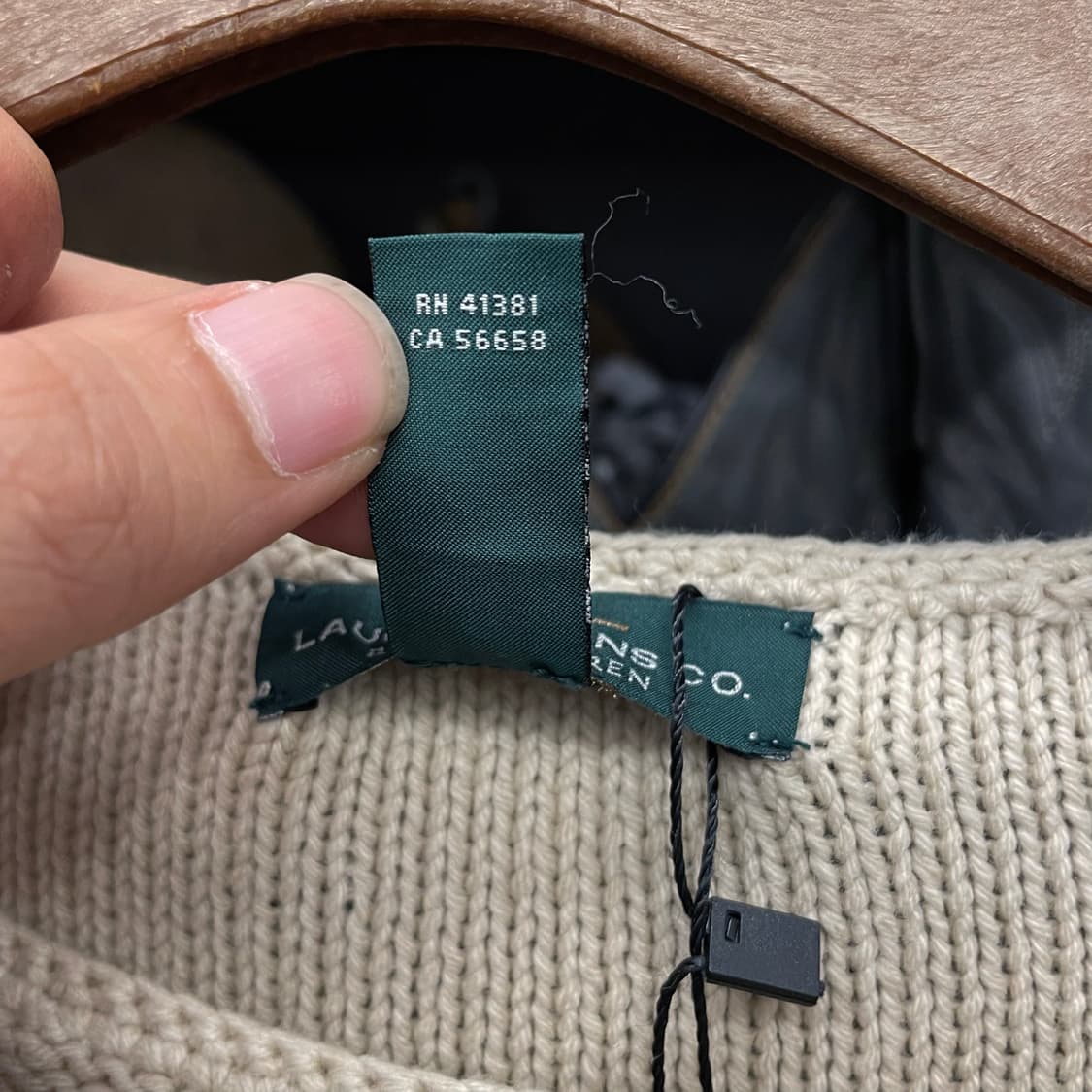 폴로 랄프로렌 LRL 아즈텍 패턴 웨스턴 숄더 버튼 니트 스웨터 상품이미지7