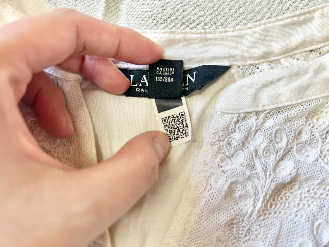 아이보리 레이스 디테일 티셔츠 상품이미지8