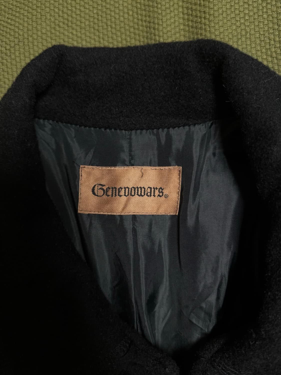 빈티지 블랙 코트 자켓 상품이미지3