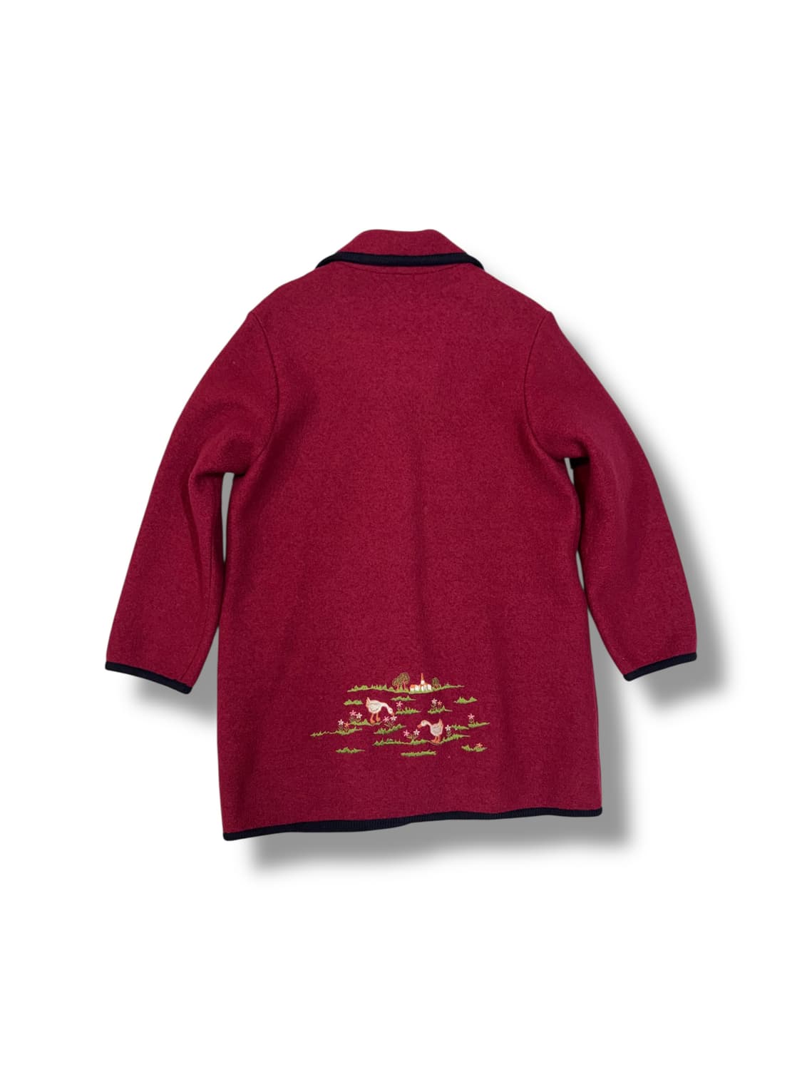 카르테니트 Carte Knit 자수 포인트 울 자켓 (M)   상품이미지4